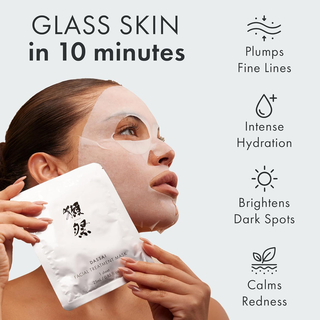 Dassai-beauty - Mascarilla facial en lámina, fermento de sake Dassa...