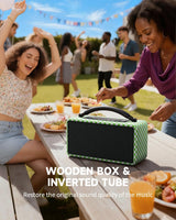 DINDIN Altavoz Bluetooth Portátil: 80W (Pico), 20H Tiempo de Reprod...
