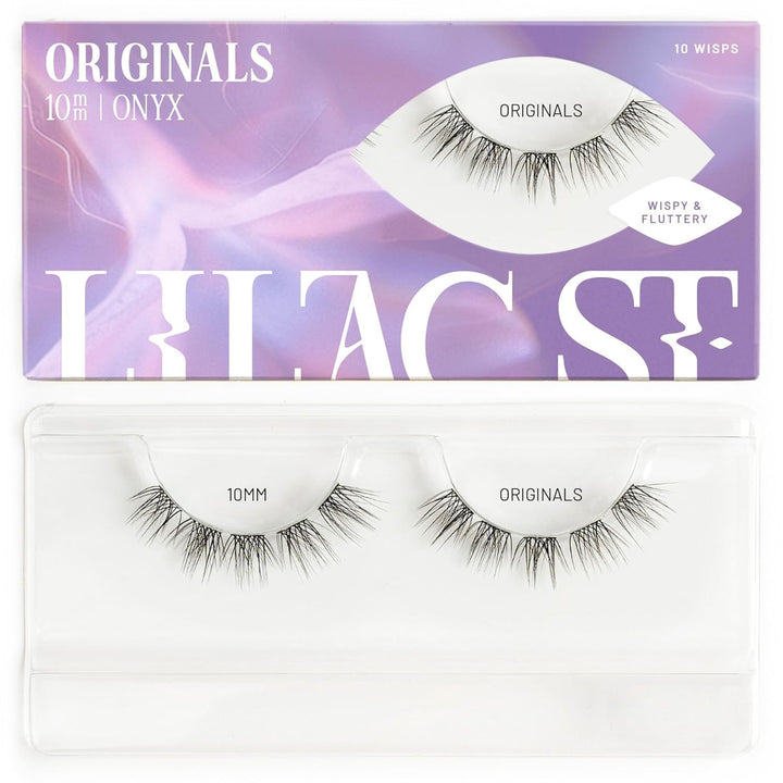 Lilac St - Originales racimos de pestañas falsas naturales (10 mm)...