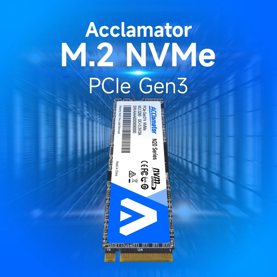 Acclamator Unidad interna de estado sólido SSD NVMe M.2 2280 PCIe G...