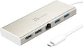 j5create Concentrador USB-C Mini Dock - Tipo C con 2x HDMI, 2x USB 3.0