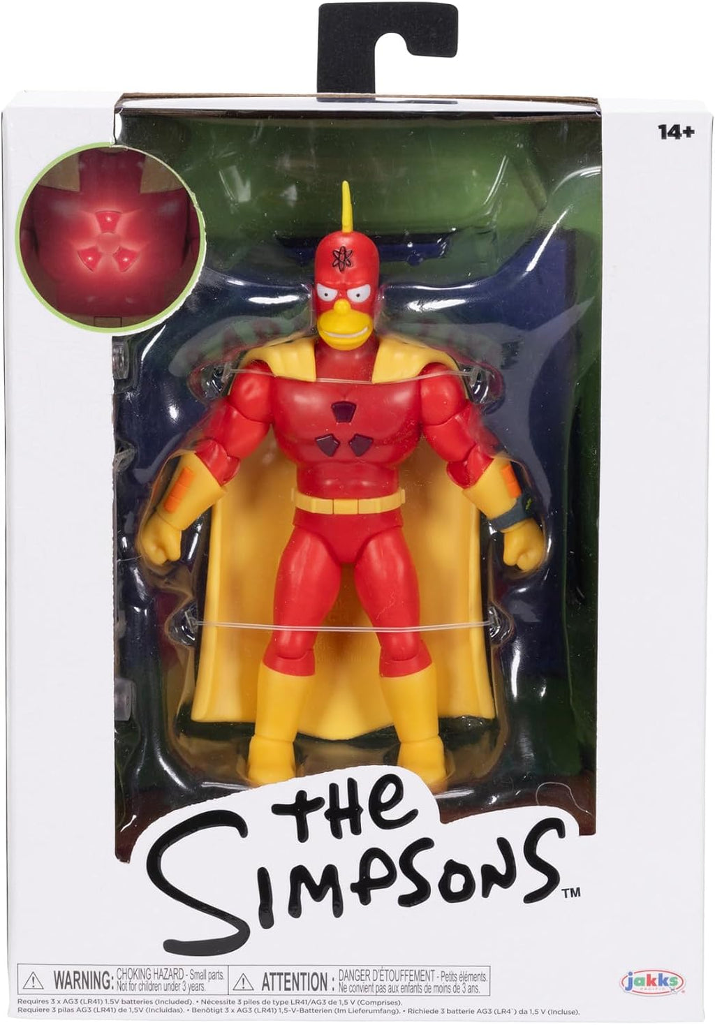 The Simpsons Figura de Acción de Coleccionista Premium Radioactive Man de 5 pulgadas
