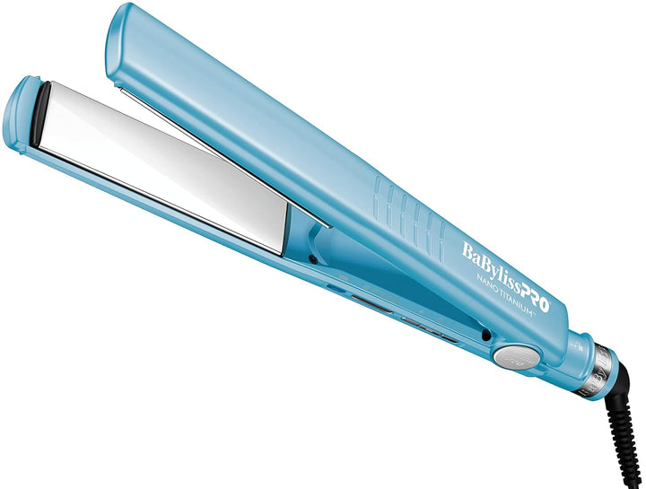 BabylissPRO Nano Titanium Specialty Ionic Hair Straightener, Profes...
