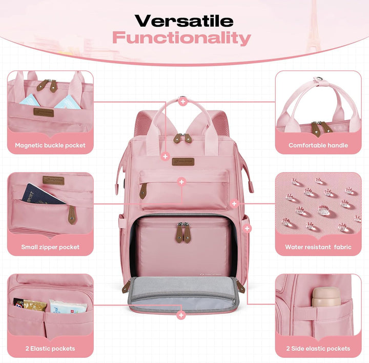 Maelstrom Mochila de viaje para mujeres y hombres, mochila para lap...