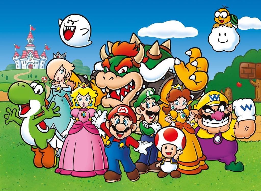 Ravensburger Super Mario - Rompecabezas de 100 piezas para niños a partir de 6 años, piezas extra grandes