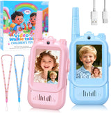 Walkie Talkies de video para niños paquete de 2 walkie