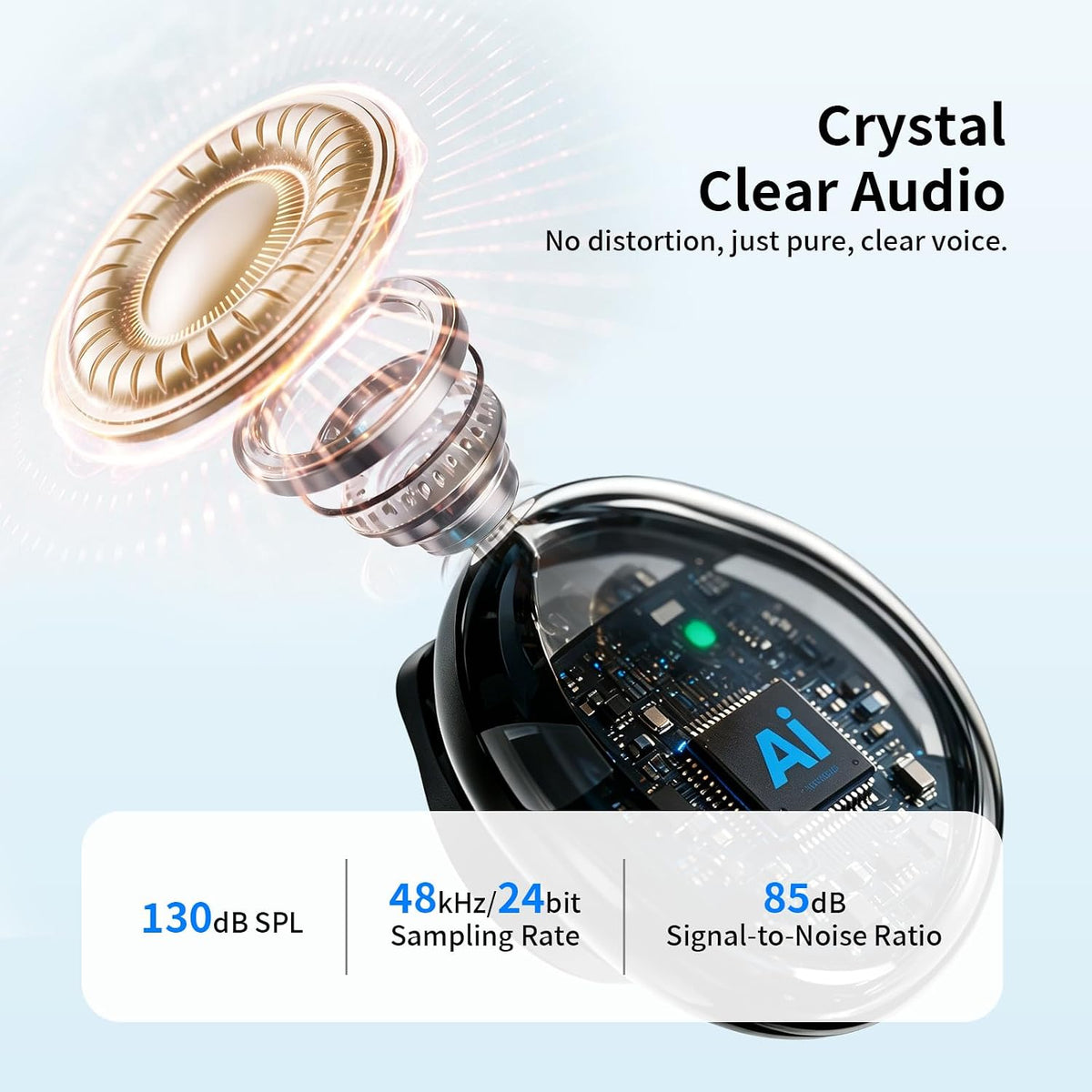 Mini micrófono inalámbrico Lavalier para iPhone 17/16/15 y Android
