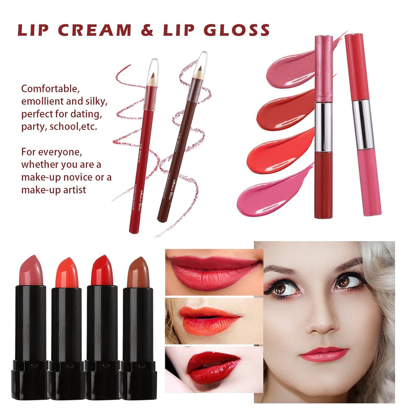 Hegafoo Kit de maquillaje todo en uno para adolescentes, kit de maq...