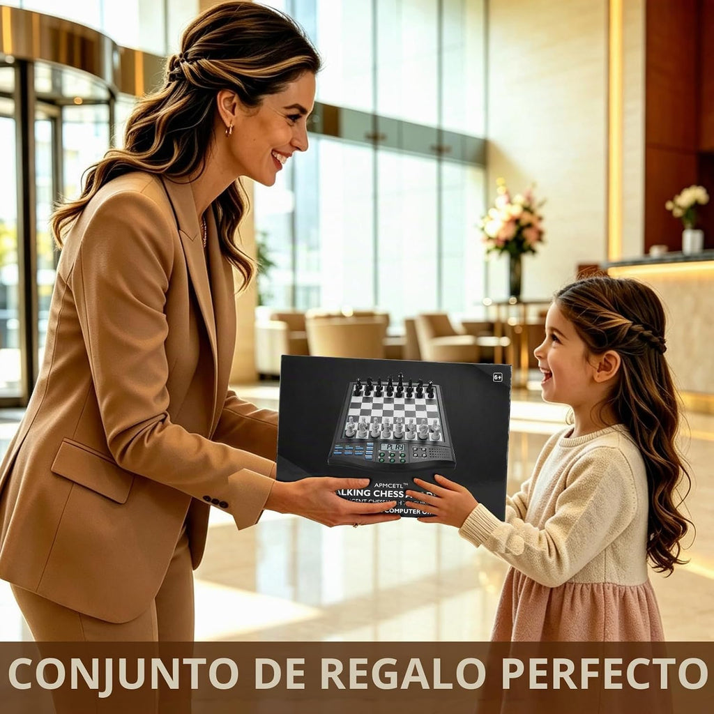 Talking Chess Academy - Juego de ajedrez electrónico para computadora para