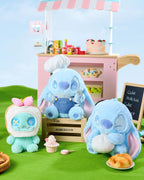 Disney Lilo and Stitch - Colección de la serie de comida de peluche, 11.5 pulgadas, figura de animal de peluche de bola de masa sentada de alta calidad para fanáticos de Disney (punto de bola de masa