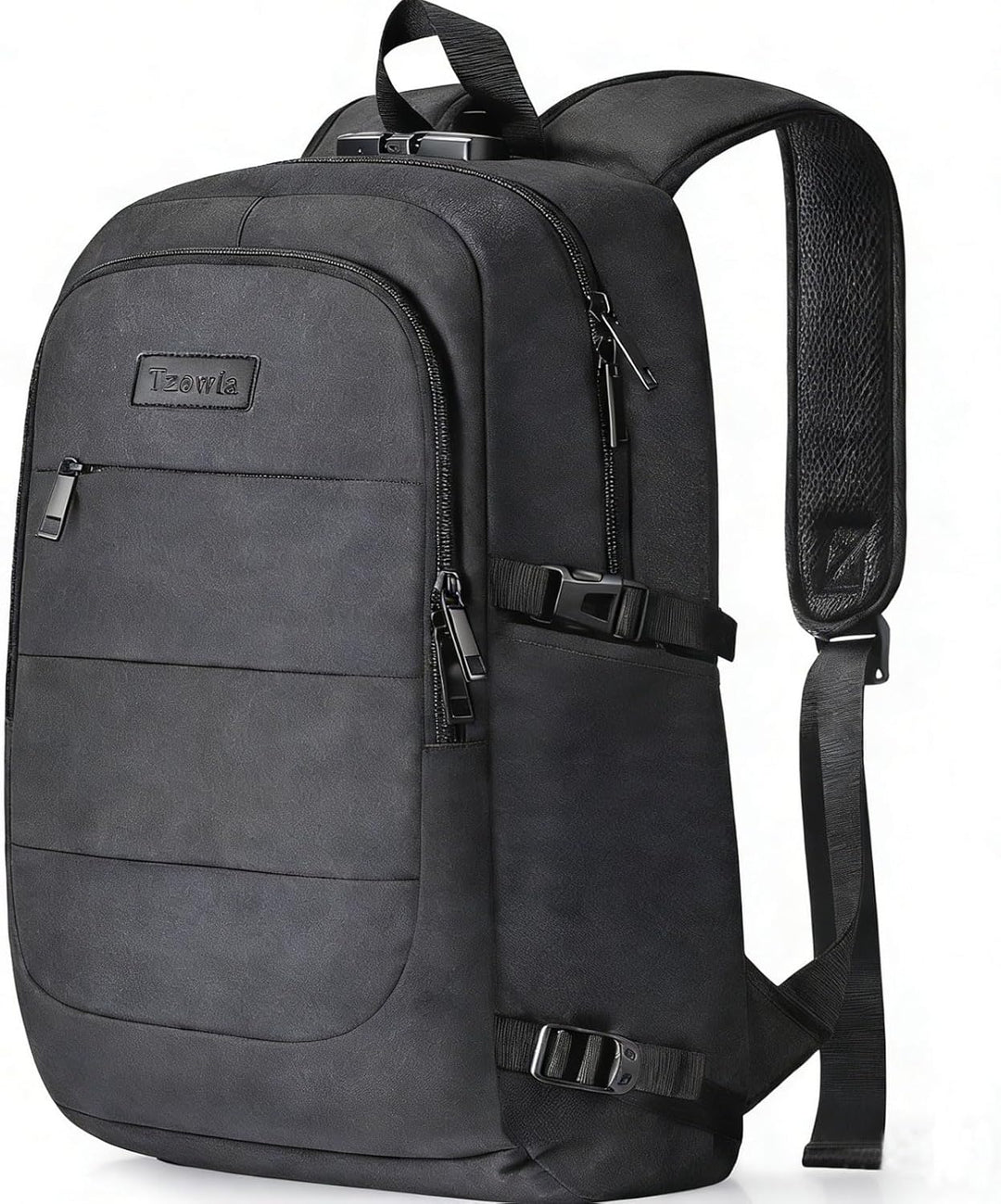 Tzowla, mochila para computadora portátil de viaje resistente al ag...