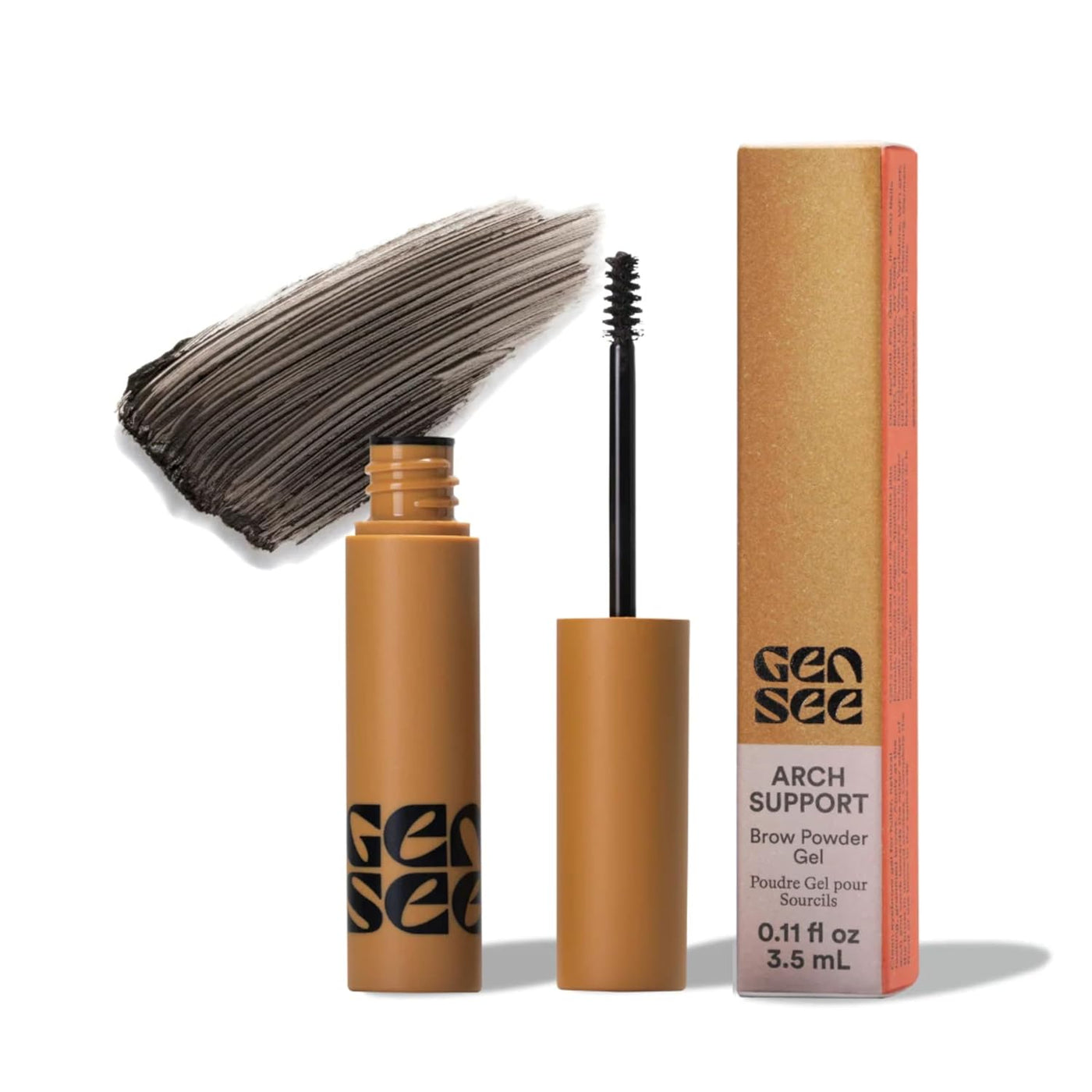 Gen See Matte Eyeshadow, Mascara &amp; Brow Gel Bundle \u2013 Linen...