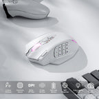 Redragon M913 Impact Elite ratón inalámbrico para juegos, ratón RGB...