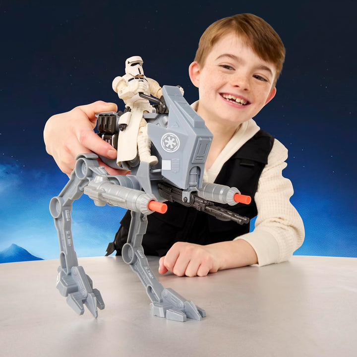 Star Wars ActionVerse AT-RT &amp; Imperial Remnant AT-RT - Conducto...