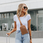Bolso de viaje pequeño, bolso cruzado antirrobo para mujer