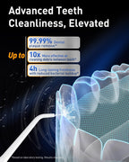 MySmile LP221 Flosores dentales inalámbricos con luz UVC y pantalla OLED