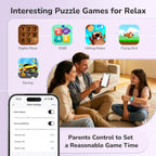 ENOMIR Reloj inteligente para niños, monitor de salud, juegos de