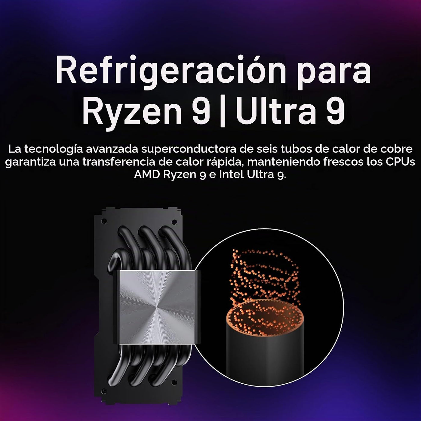 Cooler Master Hyper 612 APEX SCHP Enfriador de aire para CPU, venti...