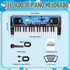 37 Teclas Actualizadas Teclado De Piano Para Niños Con Soporte De Música De
