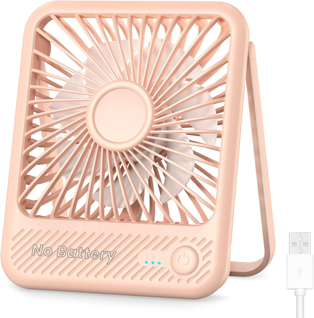 Koonie - Ventilador de escritorio USB, ventilador pequeño ultra sil...