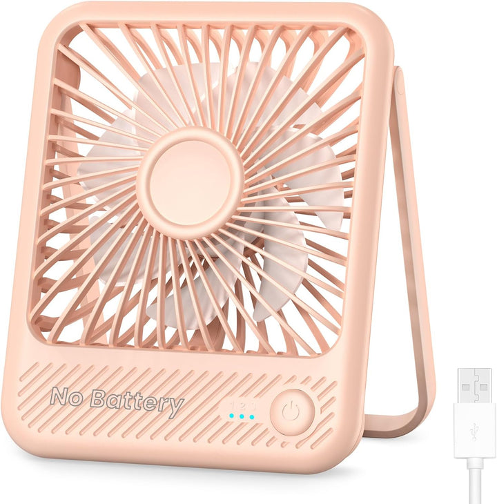 Koonie - Ventilador de escritorio USB, ventilador pequeño ultra sil...