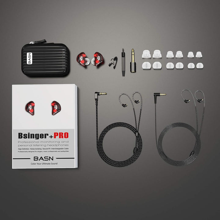 BASN Bsinger PRO Monitores intrauditivos híbridos dinámicos control...