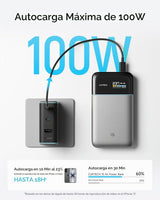 CUKTECH 15 Air Power Bank, Cargador Portátil delgado de 15,000mAh,...