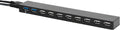 Amazon Basics, U3-10HUB-R-Black, hub USB 3.0 de 10 puertos