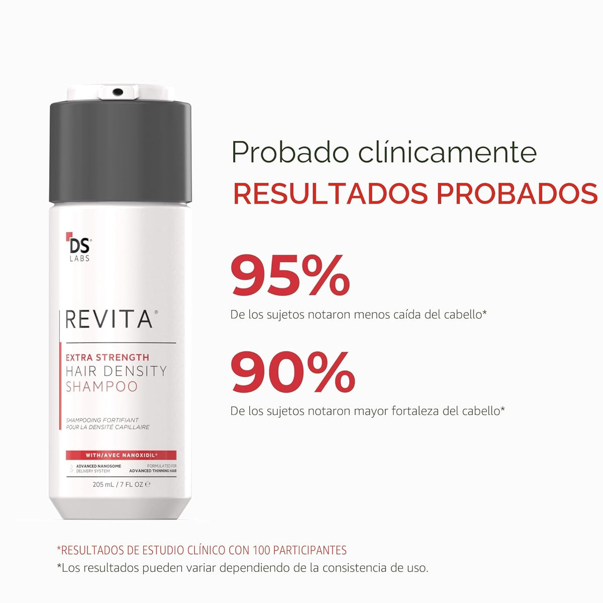DS Labs Revita Champú Extra Fuerte, 205 ml \u2013 Limpieza Primero...