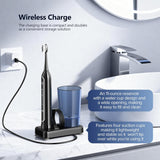 Benhip Cepillo de dientes eléctrico con hilo dental de agua combina...