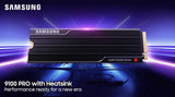 Samsung SSD 9100 PRO con disipador de calor de 2 TB, PCIe 5.0x4 M.2...