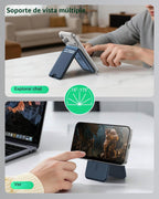 TWZKG para MagSafe Wallet, funciona con Apple Find My, 5 tarjetero con