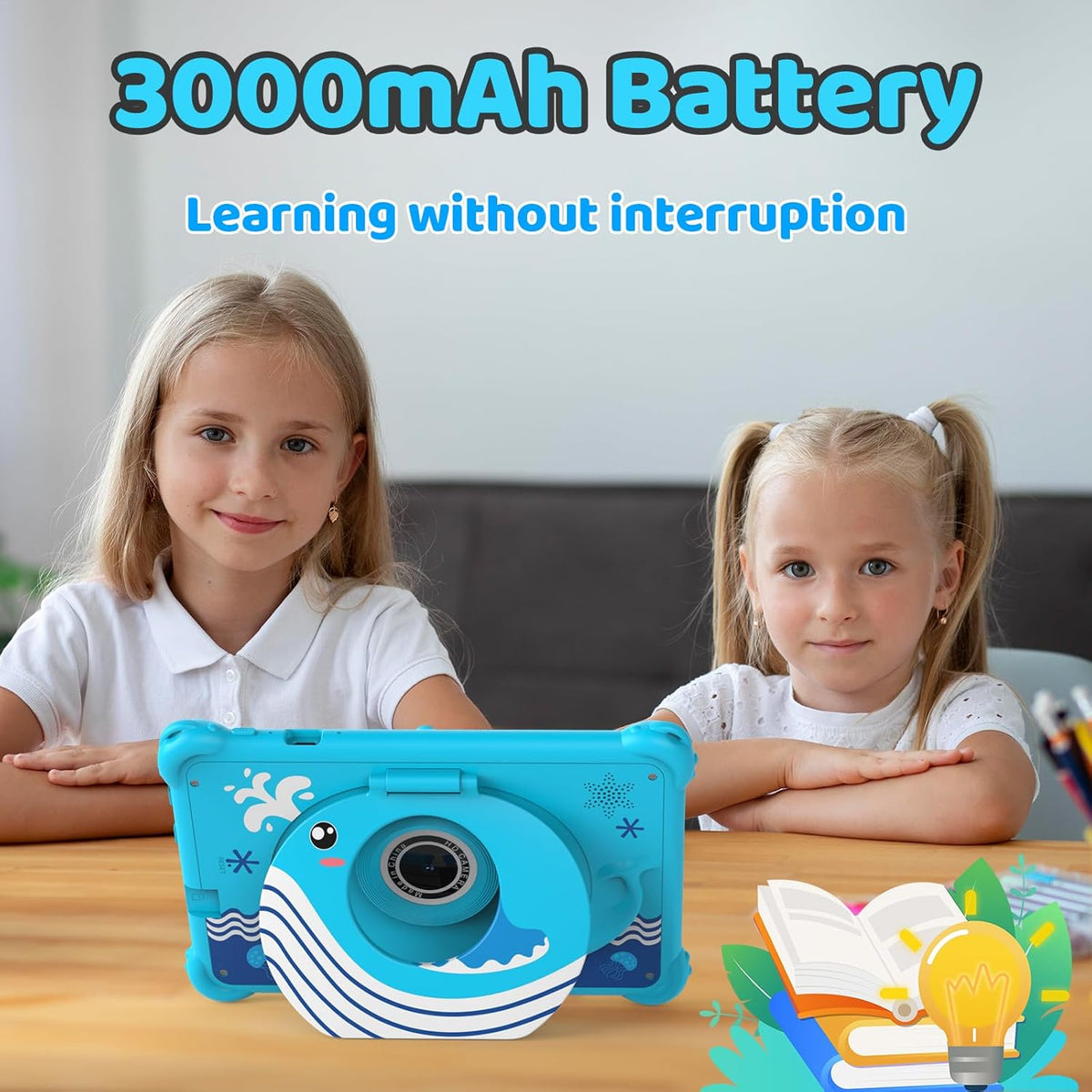 Tableta para Niños de 7 pulgadas, Tableta Android para Niños Pequeñ...
