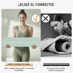 PAIDU Esterilla de yoga plegable para fitness, extra gruesa de 2/5 pulgadas (0.394 in) | TPE antideslizante certificado SGS | 75 x 26 pulgadas extra larga | portátil y fácil de almacenar | para yoga