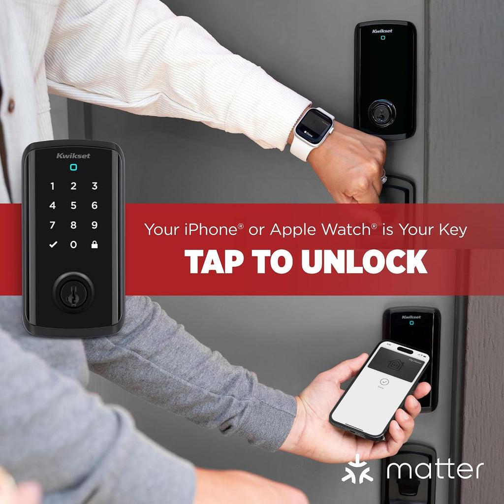 Kwikset Halo Select Plus Wi-Fi y Matter habilitado, bloqueo inteligente con