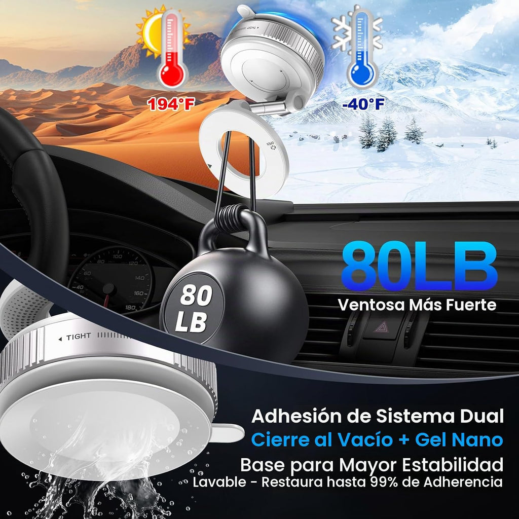 Soporte magnético para teléfono para coche, soporte de teléfono con