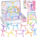 20 Pcs Magnetic Fidget Travel Toys para Kids con metal Storage Case, Pastel