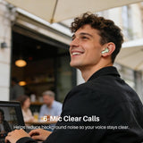 TOZO Auriculares inalámbricos híbridos con cancelación activa de ru...