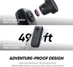Insta360 Paquete de Ciclismo de Carretera X4 Air (Independiente), Negro grafito
