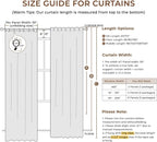 INOVADAY - Cortinas opacas 100% para dormitorio, cortinas opacas de 84