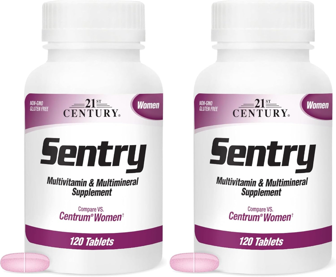 21st Century Sentry - Tabletas multivitamínicas para mujer, 120 uni...