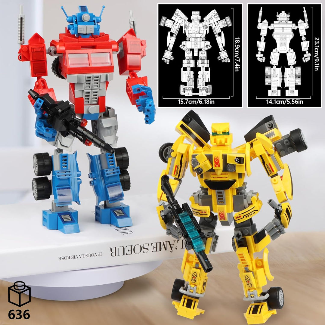 HIGH GODO Juego de construcción transformable robot de