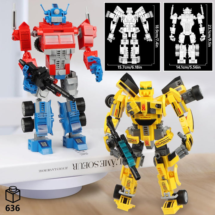 HIGH GODO Juego de construcción transformable robot de