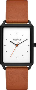 Skagen Hagen Reloj Rectangular de Acero Inoxidable para Hombre