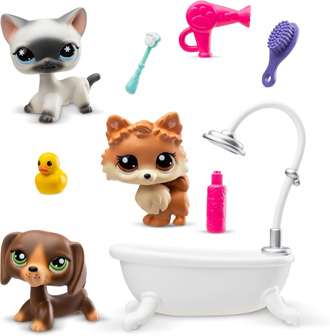 Littlest Pet Shop - Paquete de juego de spa de aseo