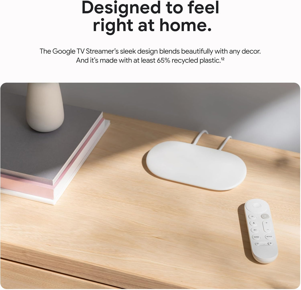 Google Streamer 4K - Entretenimiento de transmisión rápida con control