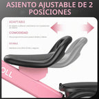 Umatoll Triciclo para niños pequeños de 2 a 5 años, bicicleta ajustable para niños pequeños, juguetes al aire libre, regalo de cumpleaños para niñas de 2 a 4 años, triciclo con ruedas iluminadas