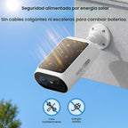aosu Sistema al aire libre inalámbrico de las cámaras de seguridad solares