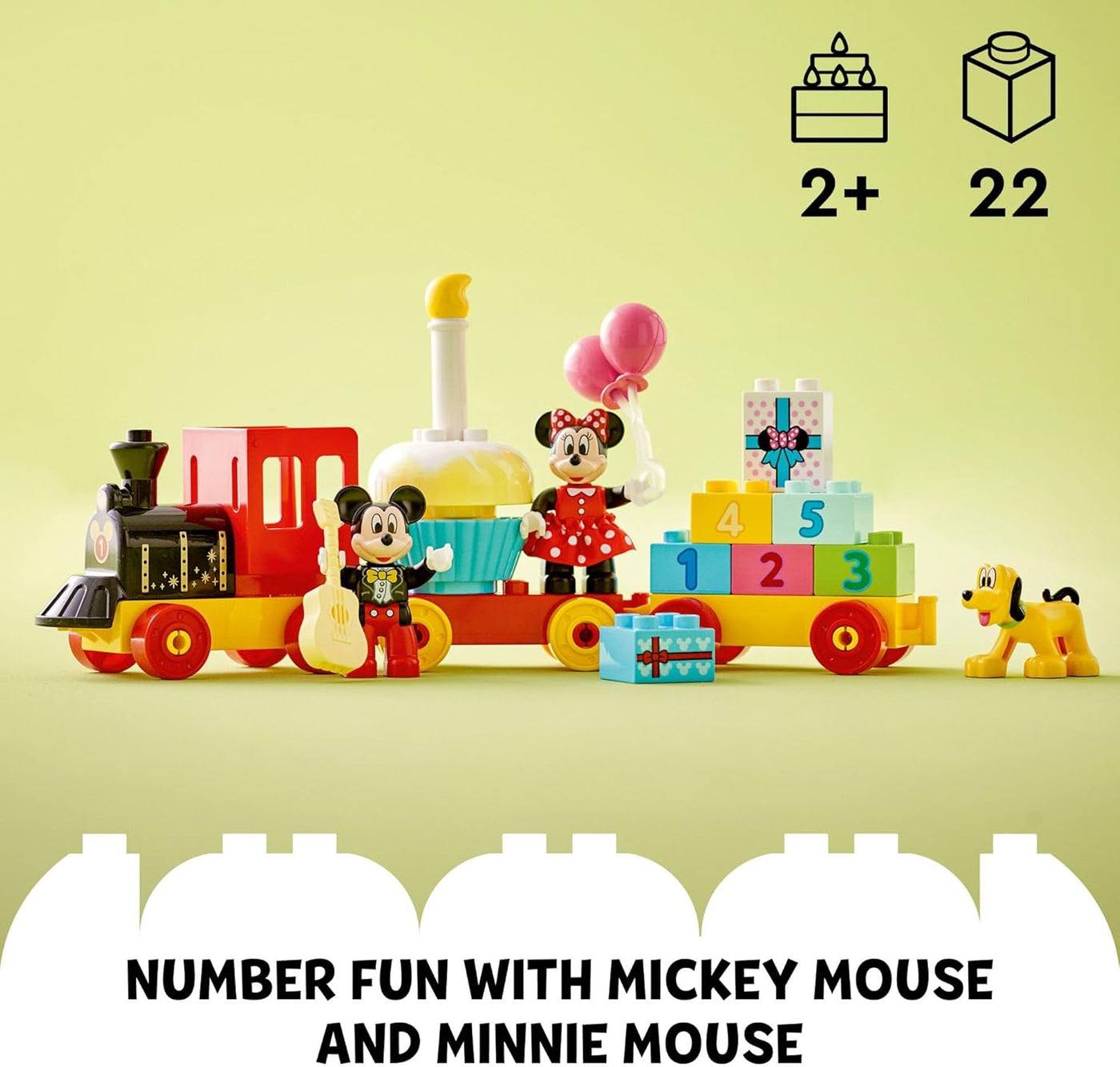 LEGO DUPLO Disney Mickey Minnie Tren de cumpleaños 10941