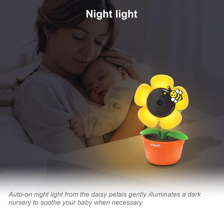 VTech RM9751 Yellow Daisy Smart Wi-Fi Cámara para bebé